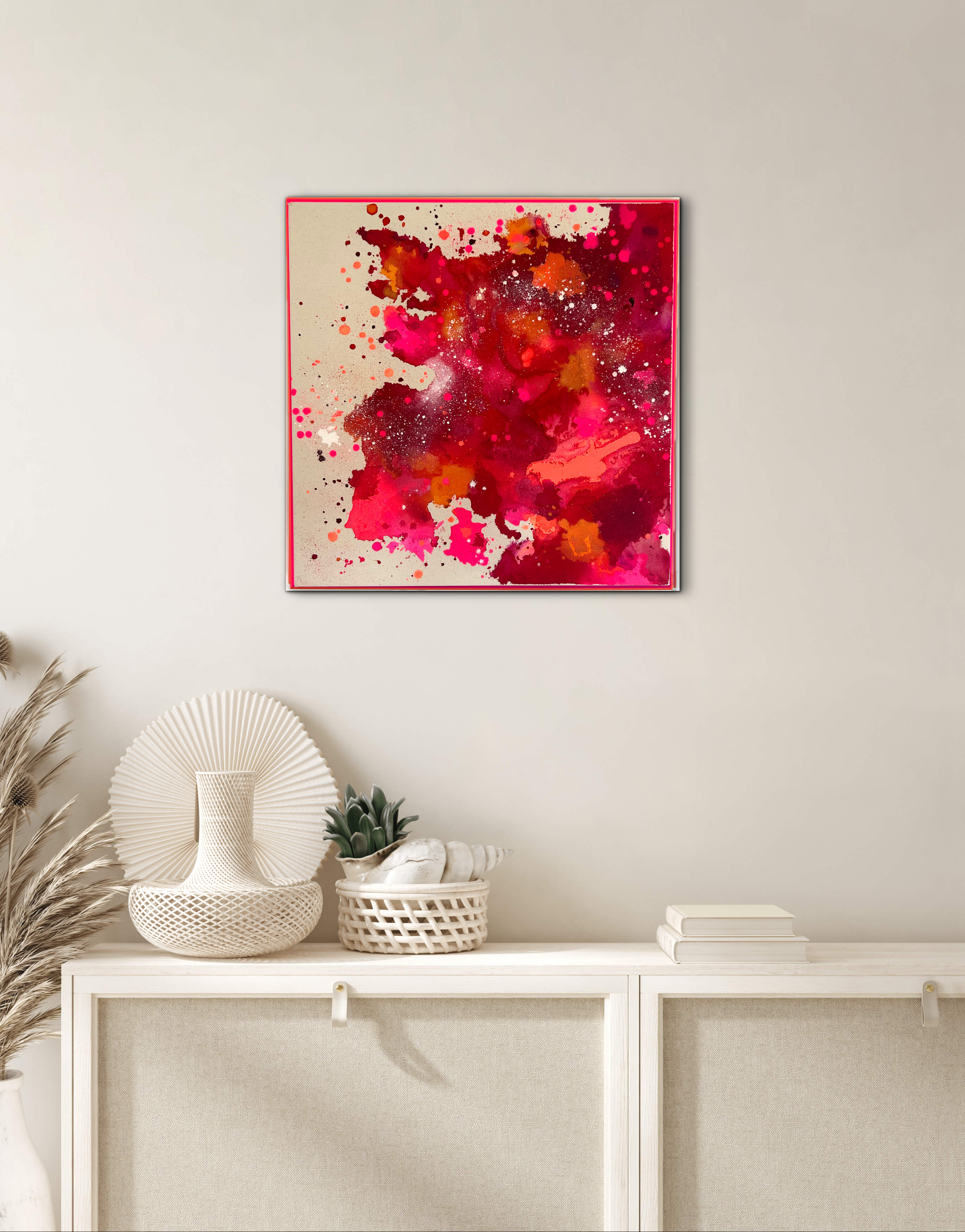 Eruption, 2025, Acryl auf roher Baumwollleinwand, Ansicht 5